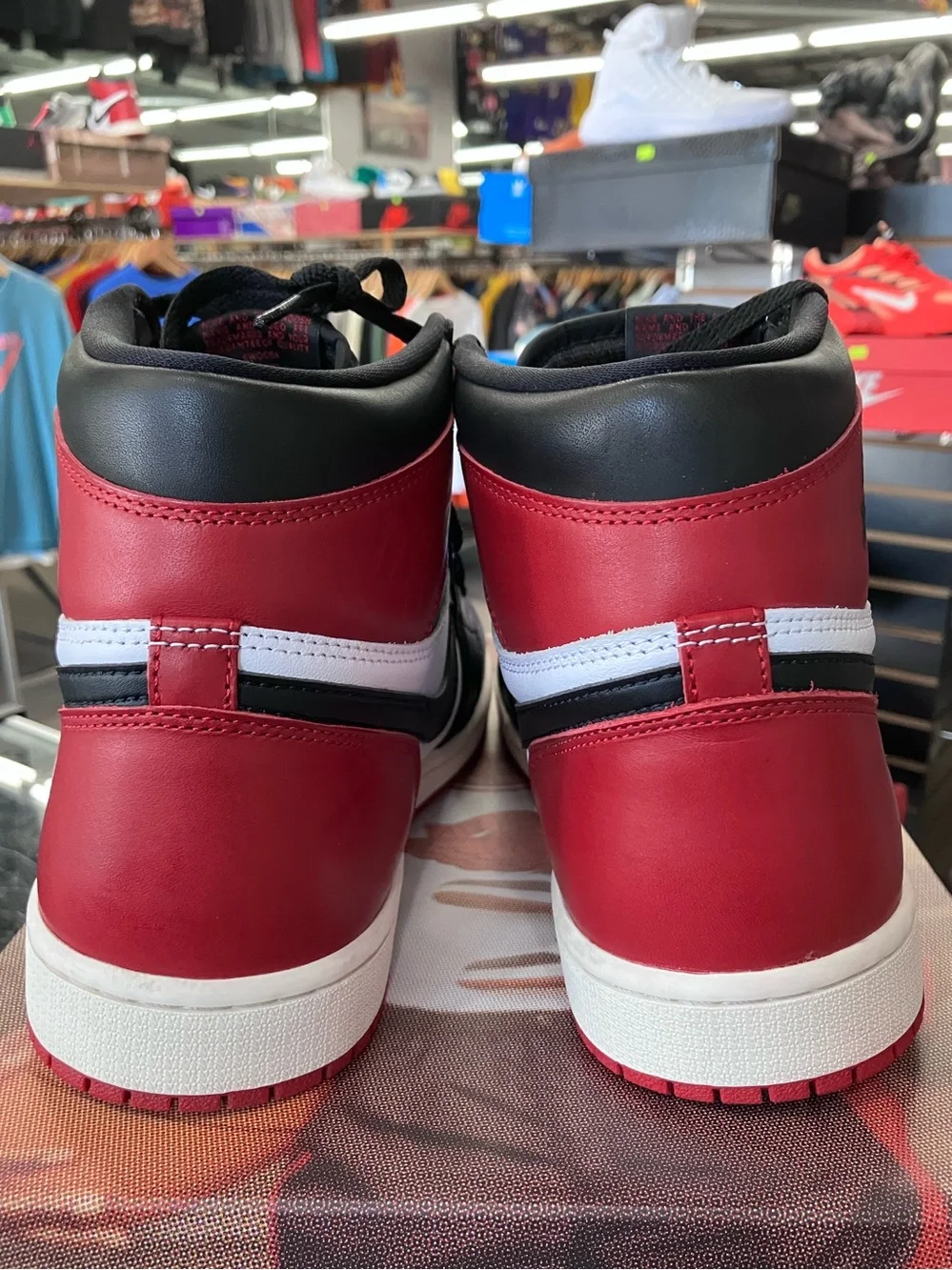 Air Jordan 1 Retro High OG Black Toe Reimagined Size 11